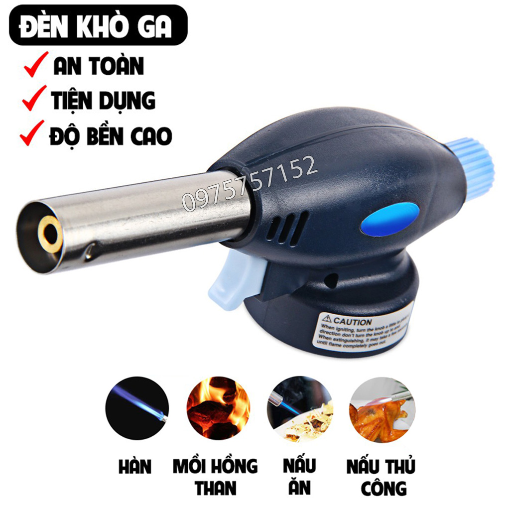 Khò lửa bình gas - khò ga Protek, KAIKAI KK-915 tự động mồi đánh lửa, đèn khò ga tự động loại tốt, sử dụng cho bình gas mini, an toàn cao, tiện dụng