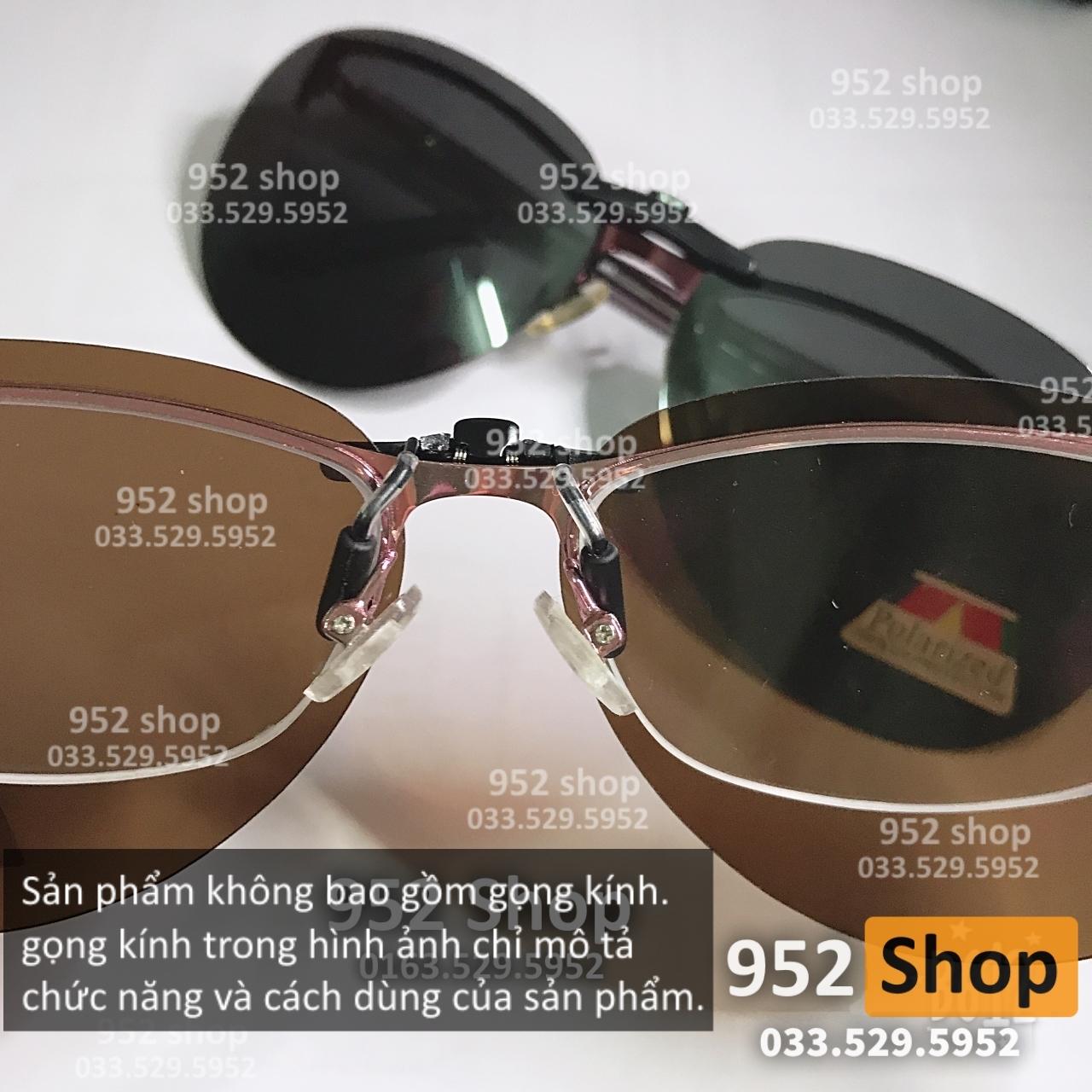 Kính mát kẹp cận, viễn thị Nam Nữ