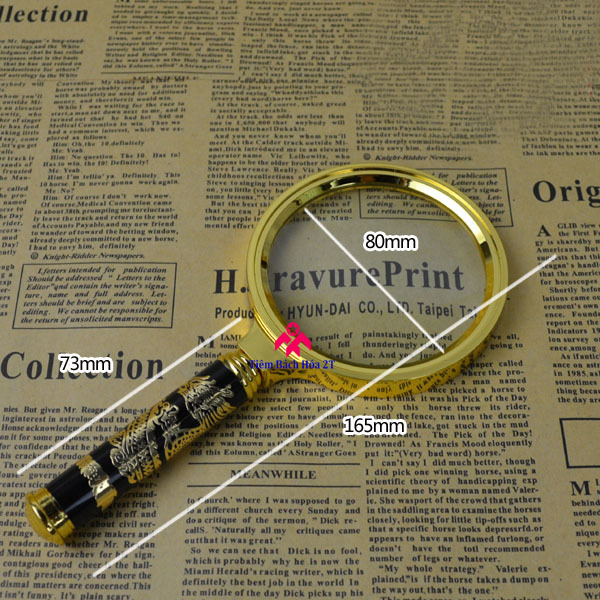 Kính lúp cầm tay mini 10x magnifier 80mm V2