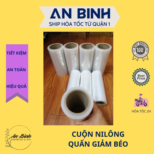 Màng quấn pe giảm mỡ 25cm | cuộn nilong quấn giảm béo dùng cho spa | cuộn quấn giảm mỡ bụng