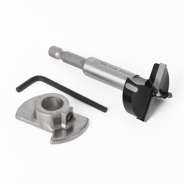 Mũi khoan bản lề bật mũi khoét gỗ 35mm có vòng giới hạn độ sâu cần khoan