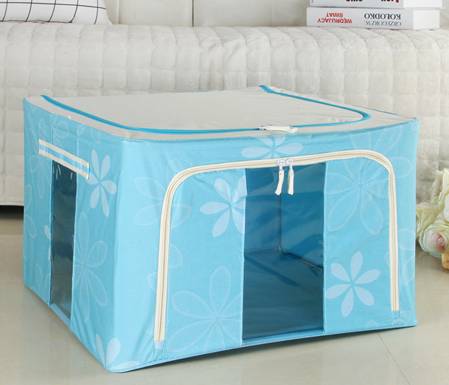 [MÀU SÁNG CAO CẤP] Túi Đựng Chăn Màn Khung Sắt Cao Cấp Chính Hãng Amalife – Tủ Vải Khung Thép, Quần Áo Gấp Gọn