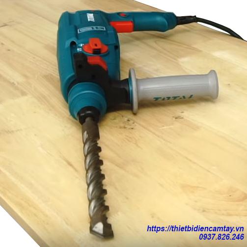 [HCM]Máy khoan đục (3 chức năng) Total TH308268 800W 26mm (Kèm 3 mũi khoan gài 2 mũi đục)