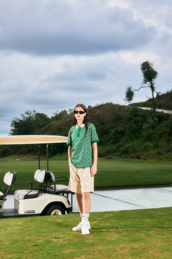 Áo phông nam MIKENCO Monogram polo