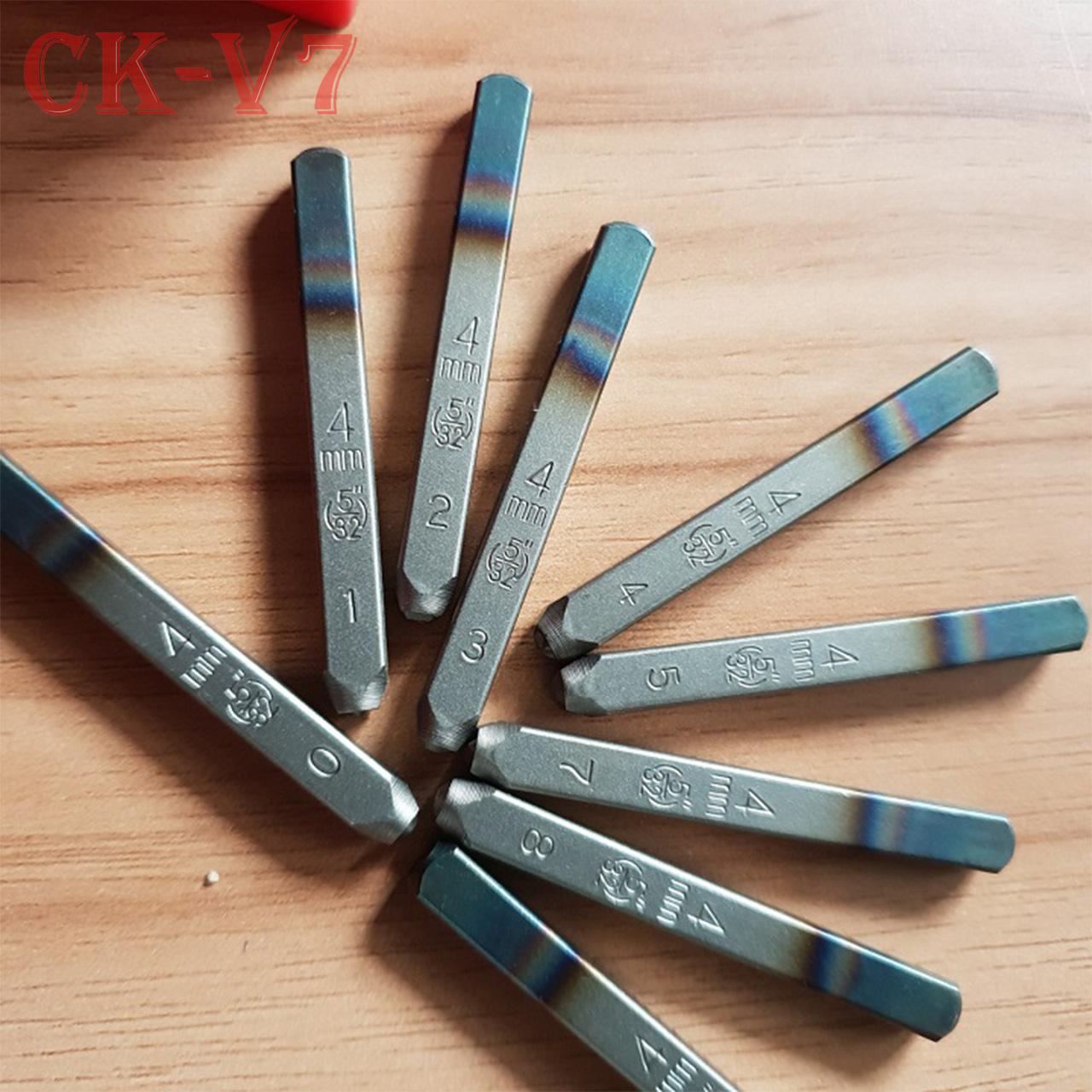 Combo Bộ Đục Đóng Chữ Và Số 4mm