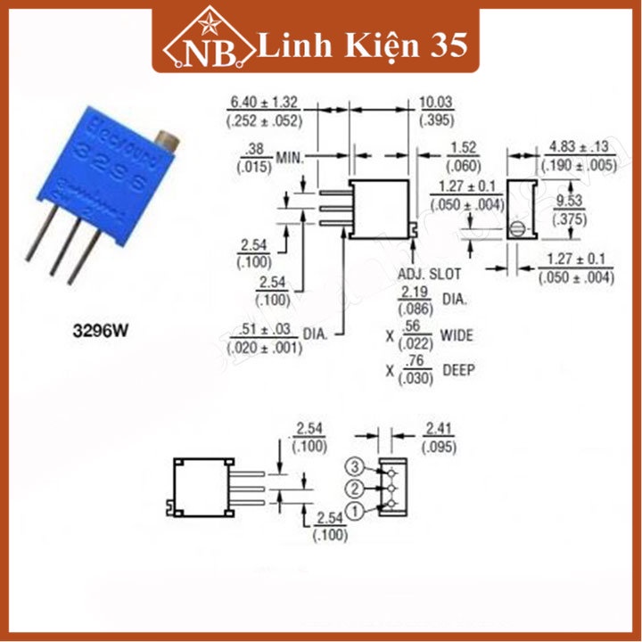 Biến Trở Vi Chỉnh 3296W