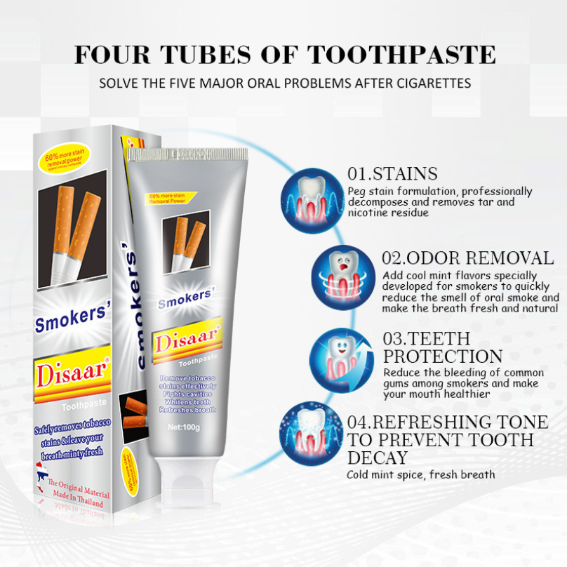 Kem đánh răng cho người hút thuốc Smoker Toothpaste 100g