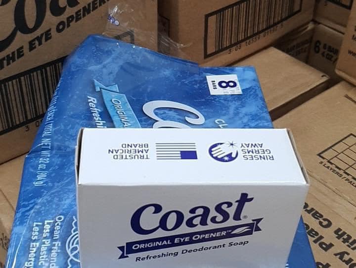 Lốc 8 cục xà bông Coast Mỹ thơm mát