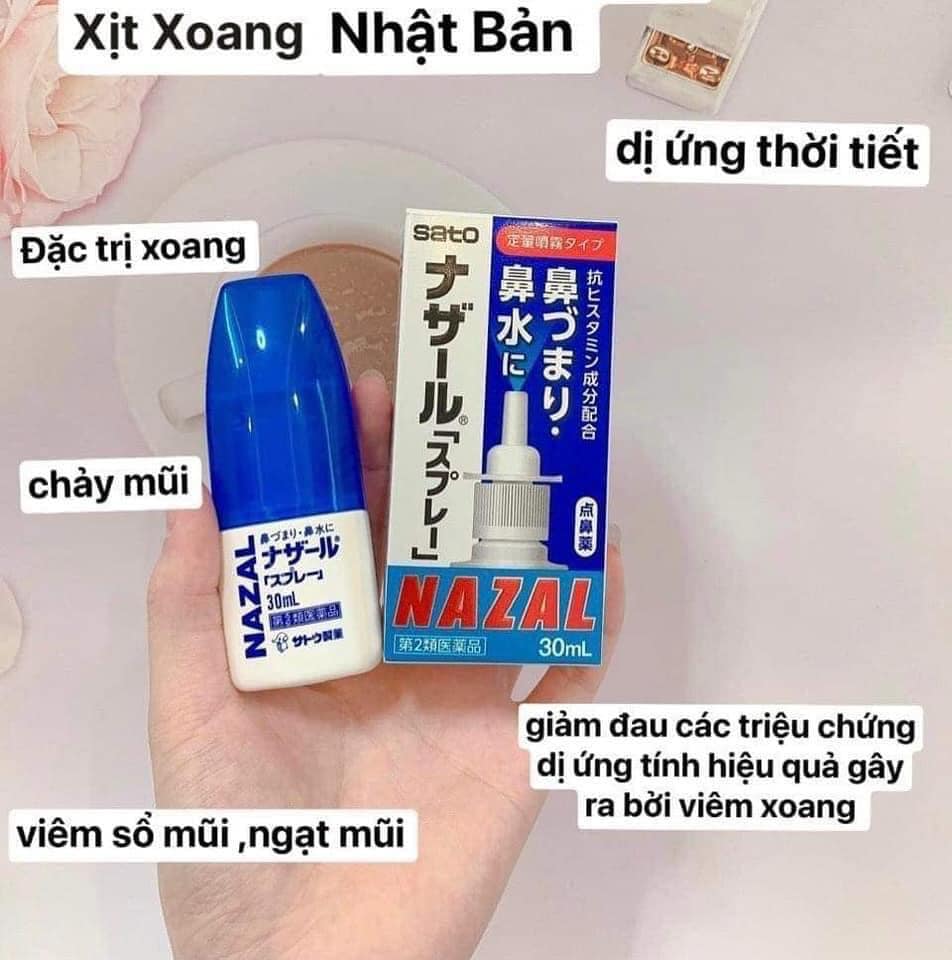 XỊT MŨI NAZAL NHẬT BẢN 30ML