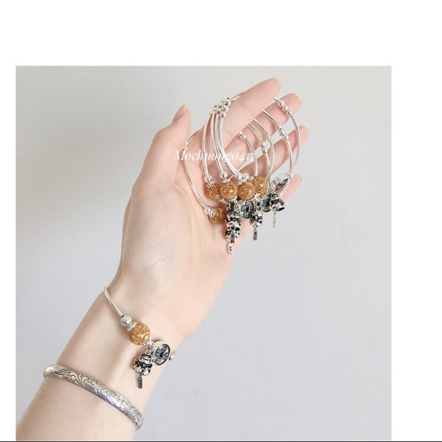 [S925] Charm mèo thần tài - MH271