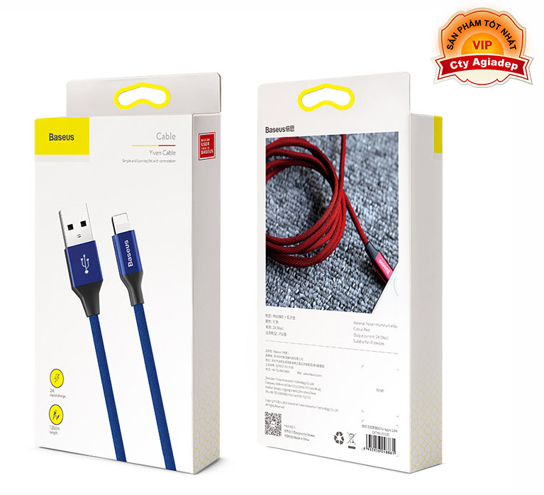 Dây Cáp sạc xịn lighting iphone Apple BASEUS - Hàng Hiệu