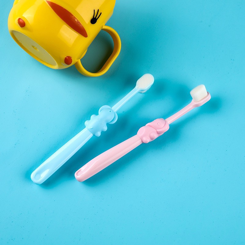 Bàn chải lông tơ cotton siêu mềm cho bé