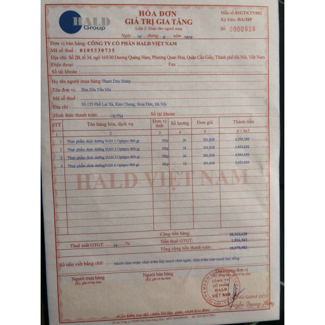 [MẪU MỚI HMO] Sữa Bột Nan Nga Số 1,2,3,4 - 800G DATE 2022