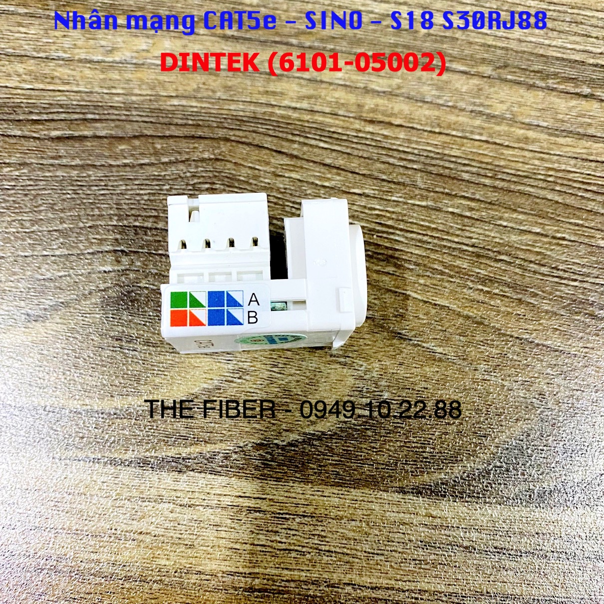 Hạt ổ cắm mạng CAT5e SINO Vanlock S30RJ88