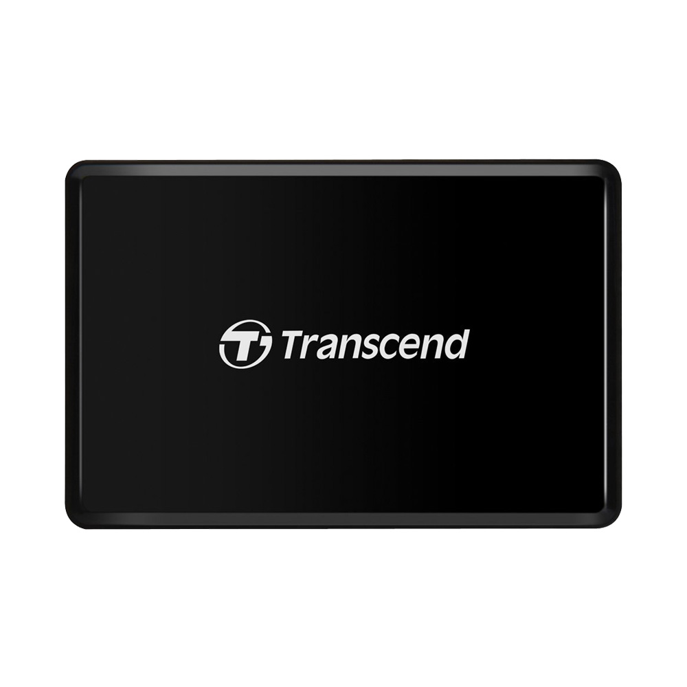Đầu đọc thẻ 3.1 Transcend RDF8 Multi Card Reader - hỗ trợ 3 khe MicroSD/SD/CF (Đen) - Nhất Tín Computer