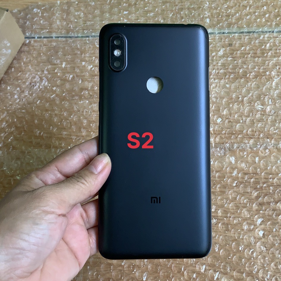 Bộ vỏ + sườn xiaomi Redmi S2 (gồm lưng,sườn,phím bấm và kính camera)