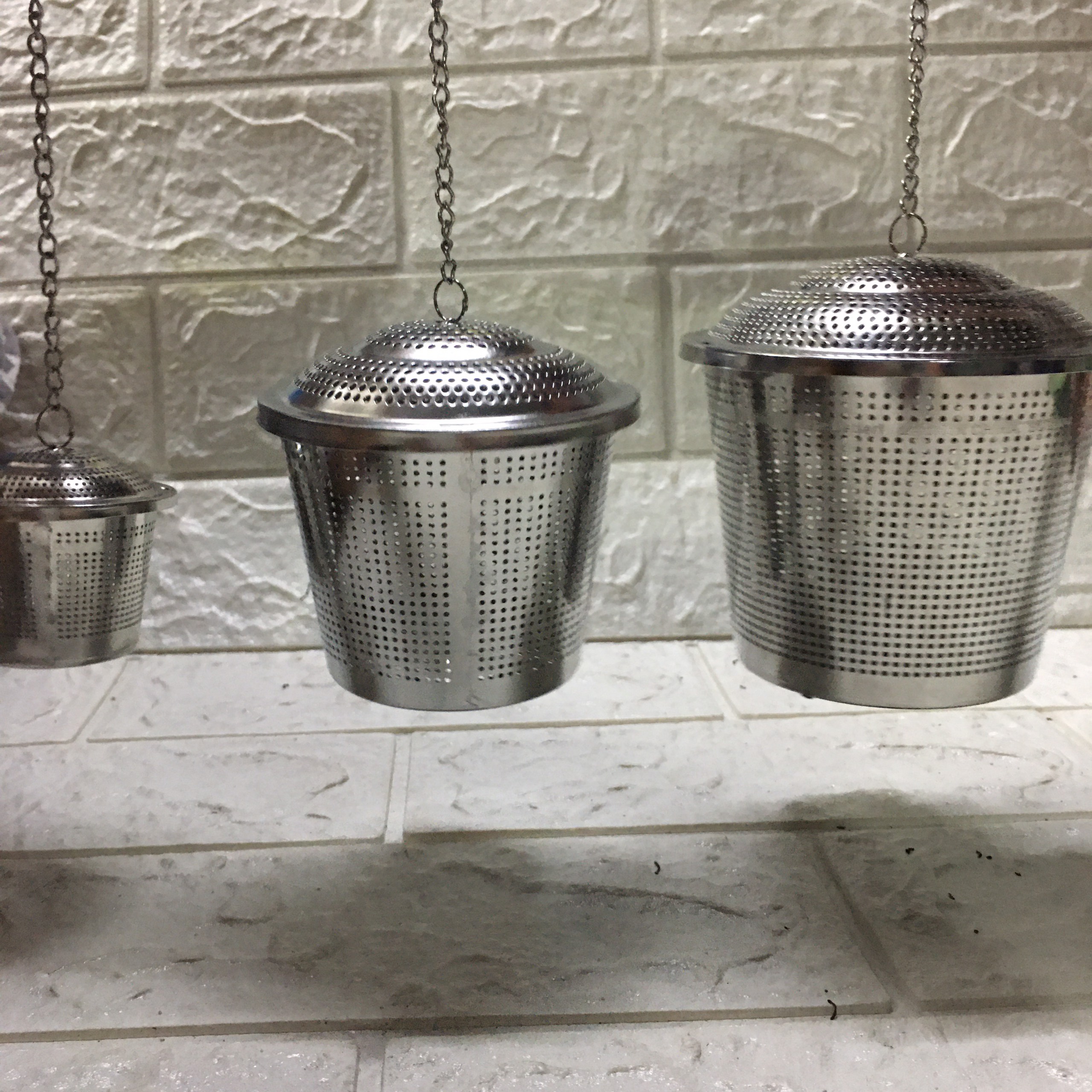 [HCM]Dụng cụ lọc trà thả ấm inox 304