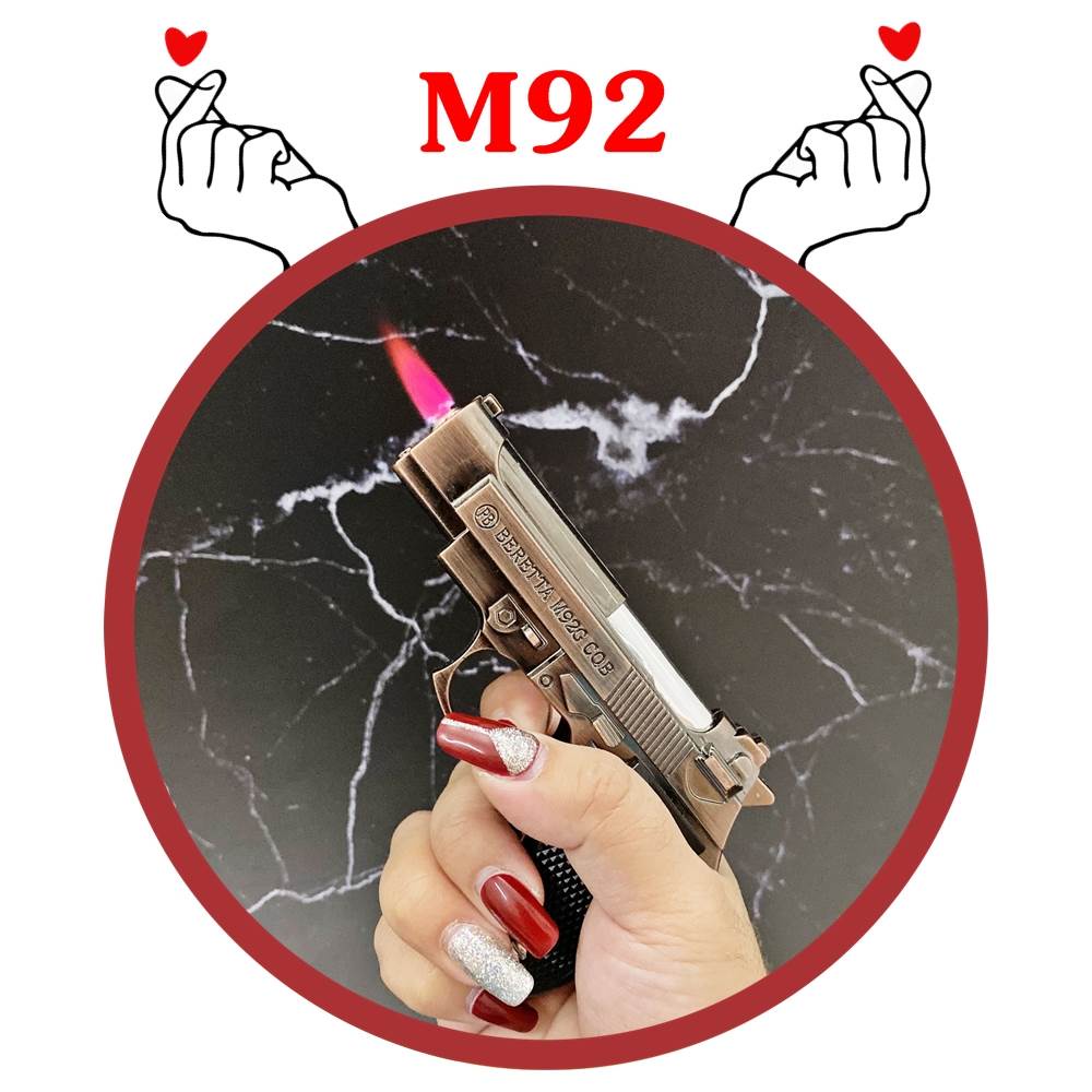 Hột quẹt bật lửa mô hình M-92 size 11cm cực chất