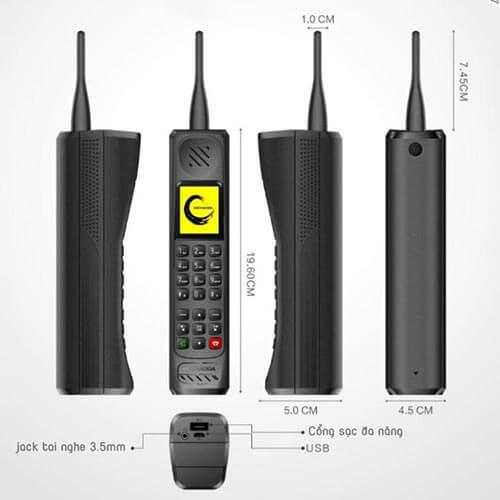 Điện thoại bộ đàm 3 sim siêu độc đáo Kechadoa 888