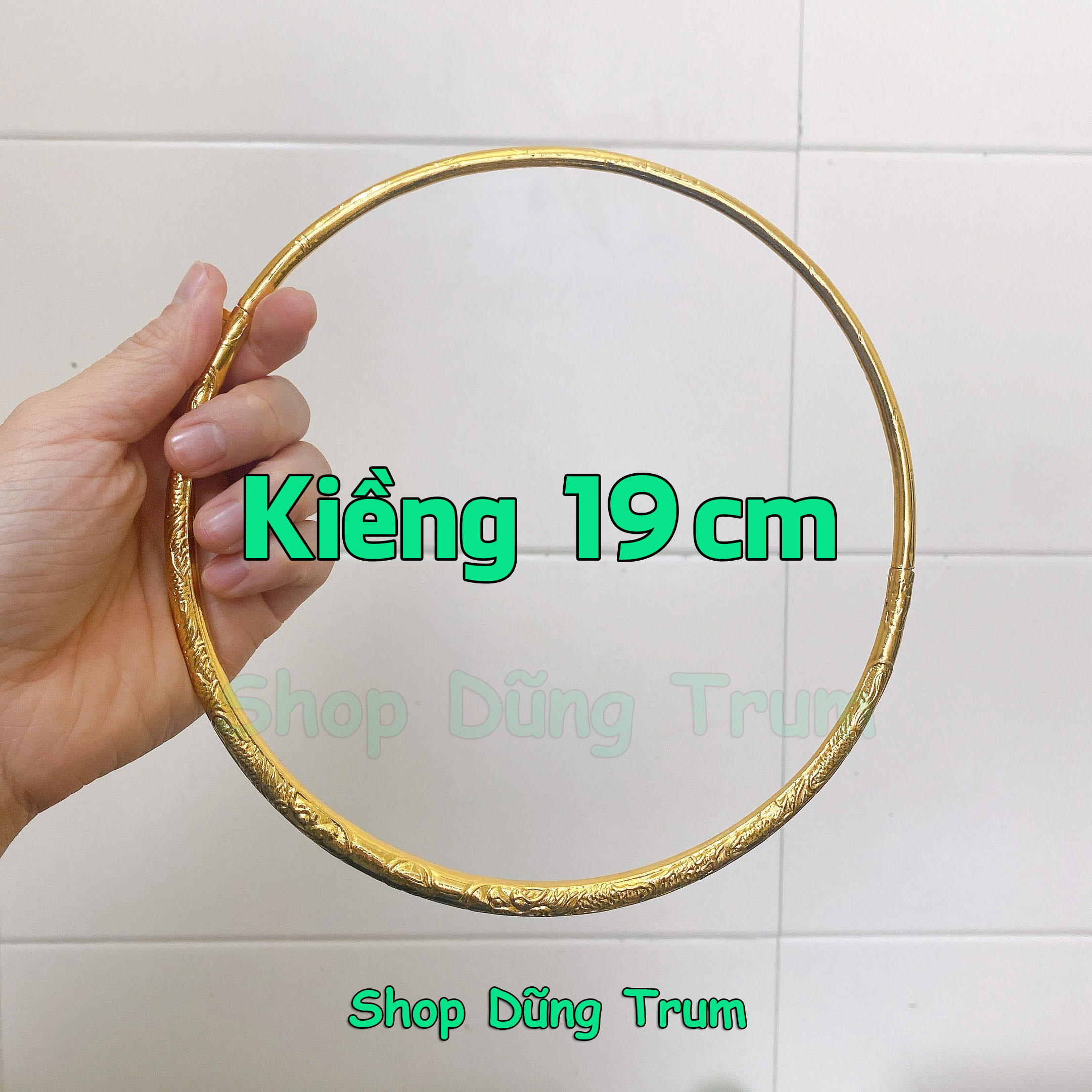 Kiềng vàng hầu Thánh đủ kích thước, kiềng cổ hầu đồng