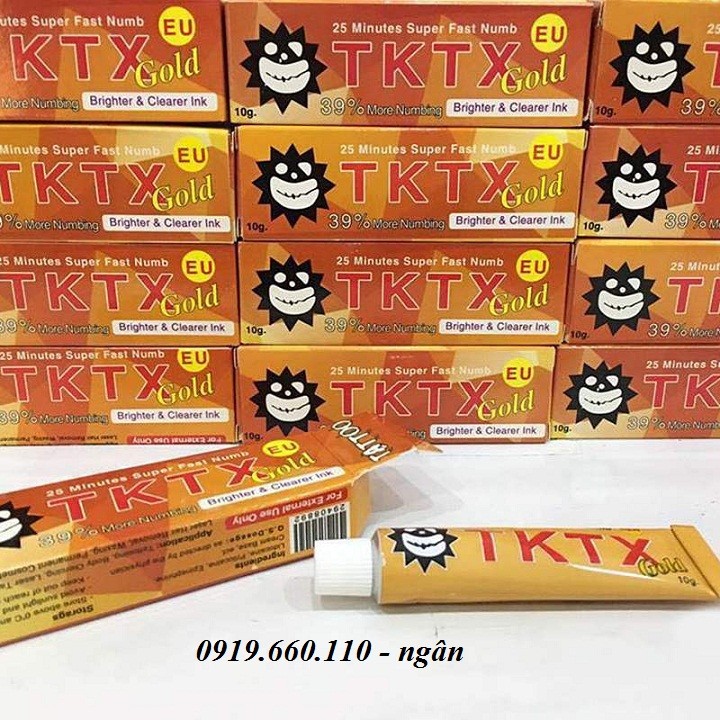 [HCM]Kem ủ tê TKTX nhãn vàng Nồng độ 38%.