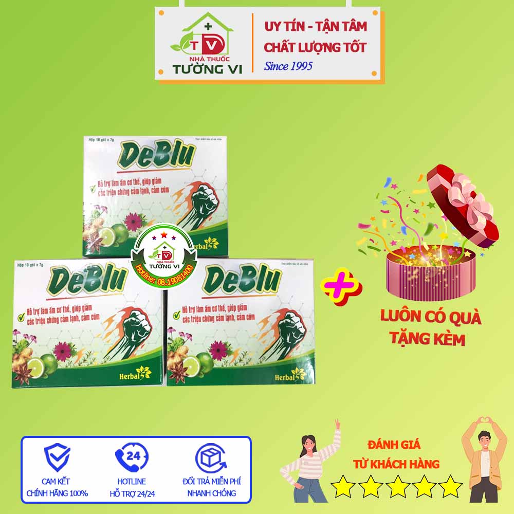 Deblu - Đánh tan các triệu chứng cảm lạnh, cảm cúm