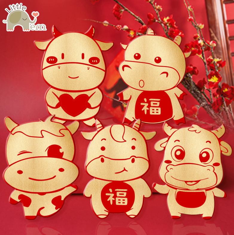 Set bao lì xì Sửu Nhi 2021