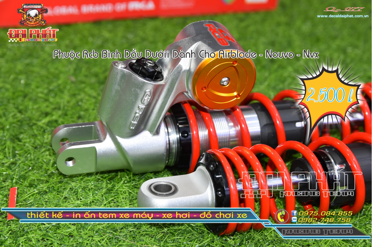 PHUỘC RCB B3 BÌNH DẦU NGANG DÀNH CHO AIRBLADE - SH