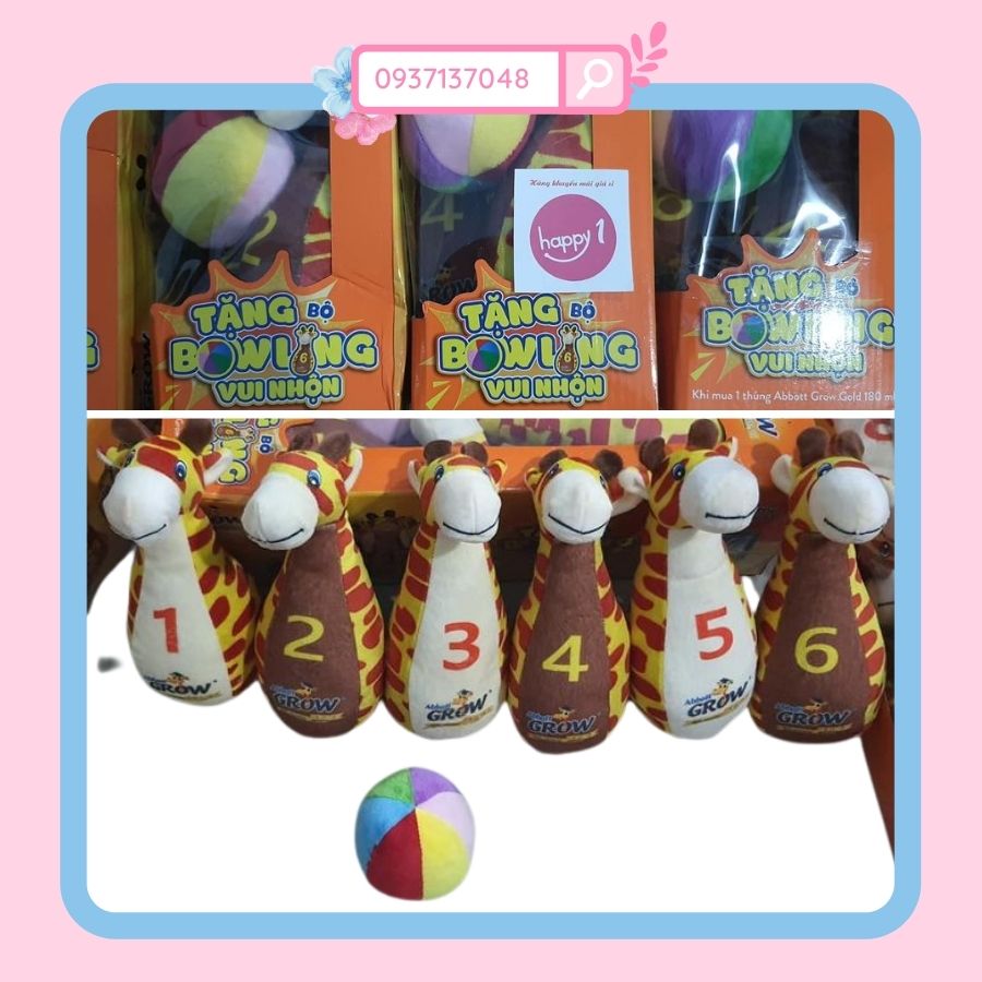 Bowling Thú Bông Hàng Khuyến Mại GROW