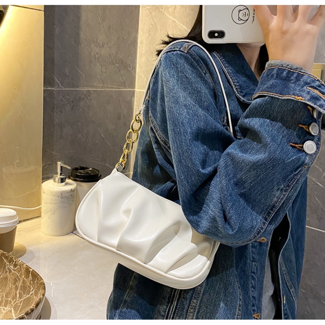 TÚI KẸP NÁCH CHẾP LY PHONG CÁCH HÀN QUỐC SPB 203