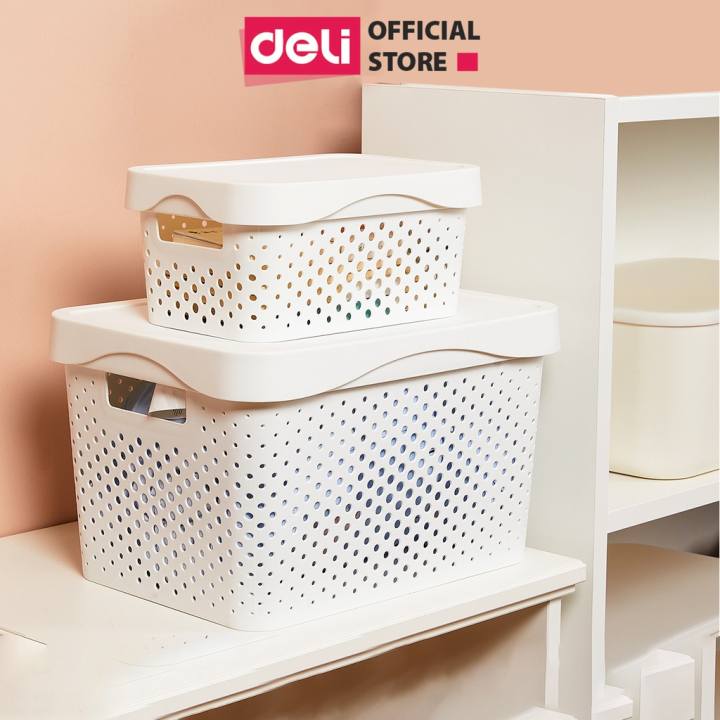 Giỏ đựng đồ có nắp Deli – Cỡ…