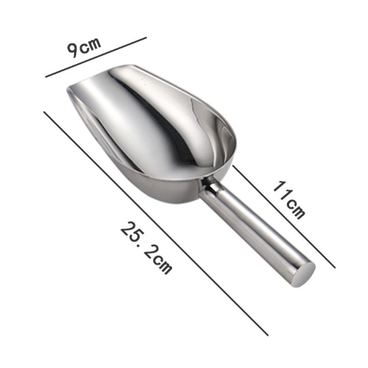 Dụng cụ xúc đá - xẻng xúc đá inox không gỉ
