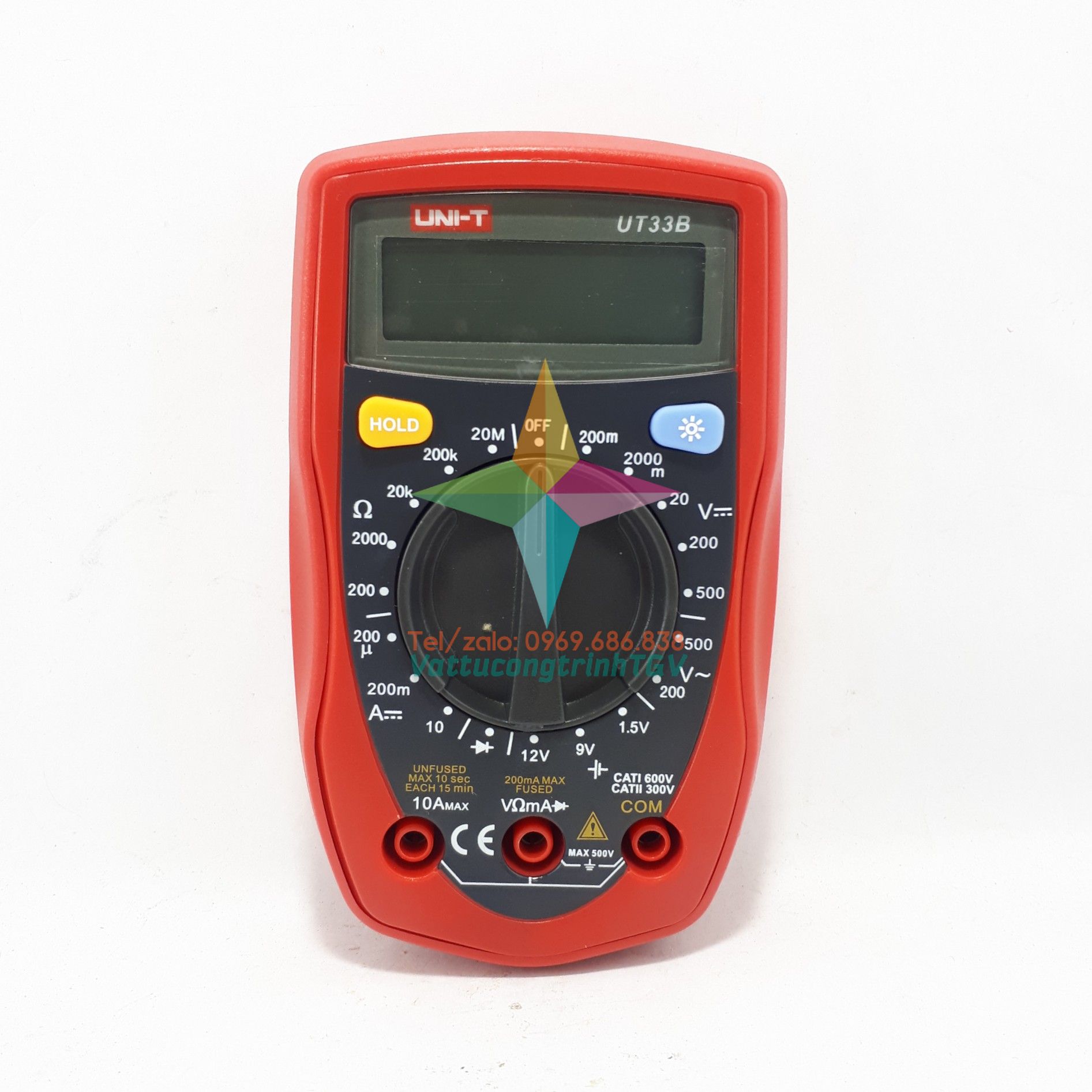 Đồng Hồ Đo Điện Vạn Năng UNI-T Model UT33B - Độ Chính Xác Cao
