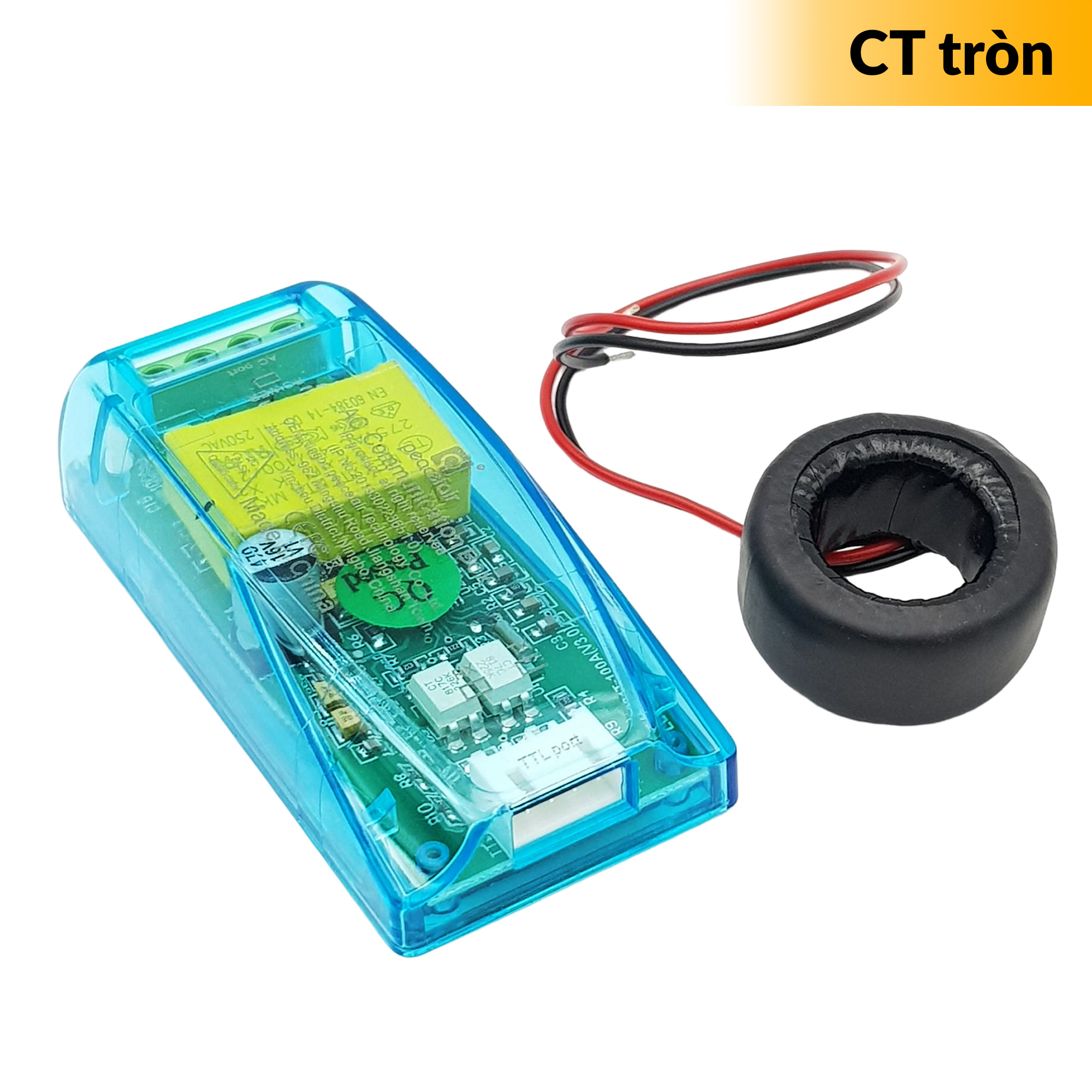 Module đo điện AC PZEM-004T cổng CT tròn | cổng PZCT-02 100A