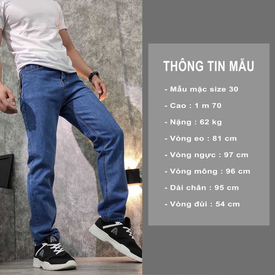 [HCM]Quần jean nam Muidoi Q61 (Xanh đen)