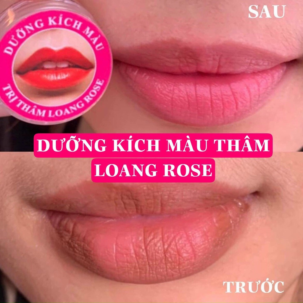 Dưỡng môi rose sau xăm