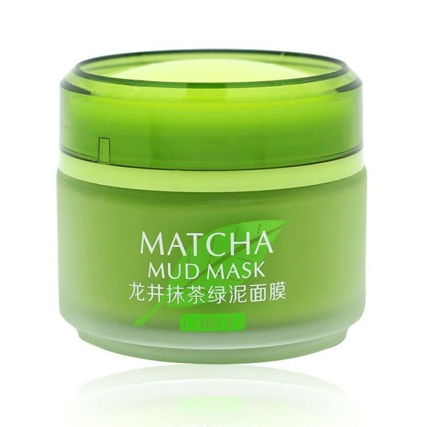 Mặt Nạ Bùn Trà Xanh Matcha Laikou Mud Mask 85g - Sạch Sâu, Loại Bỏ Mụn Đầu Đen
