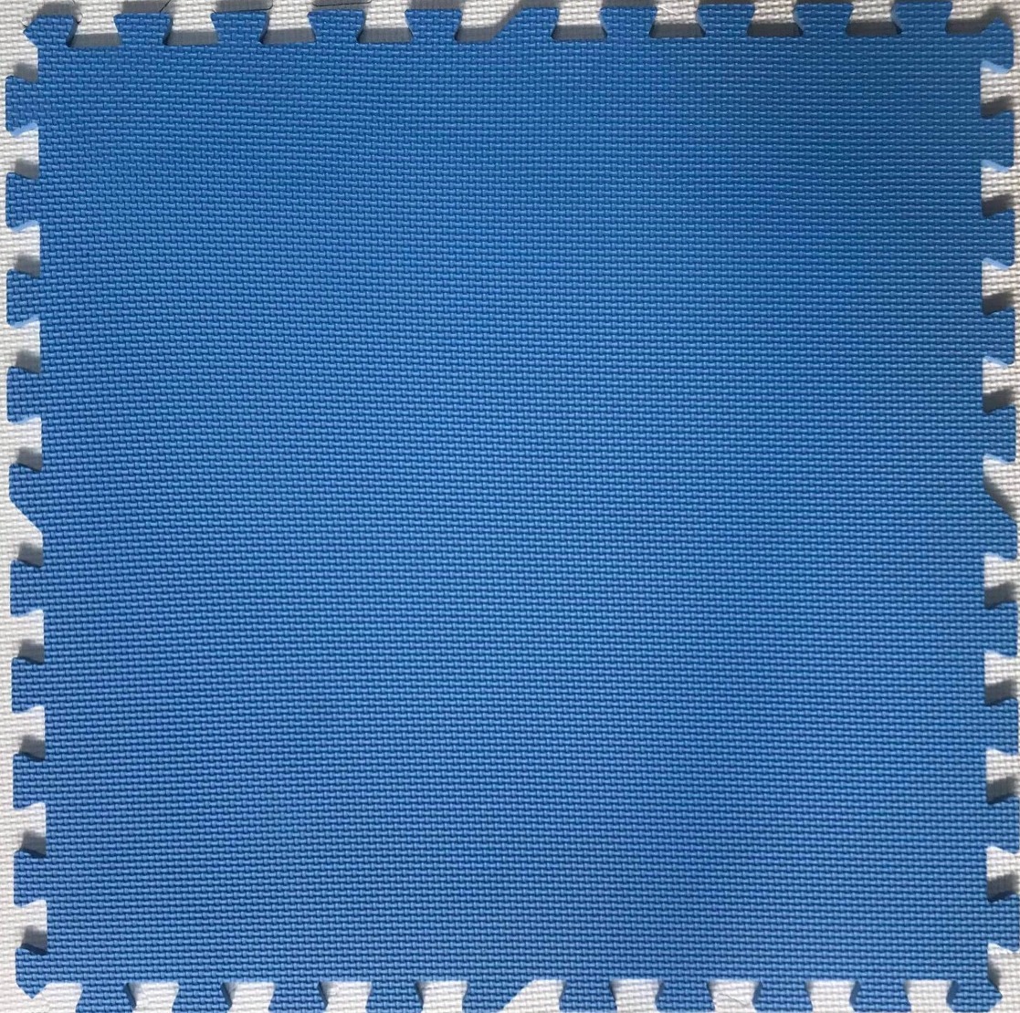 Thảm xốp màu xanh dương 60*60*1.0