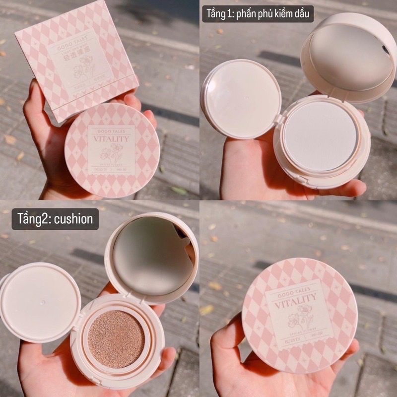 Cushion phấn phủ 2in1 Gogo Tales GT361