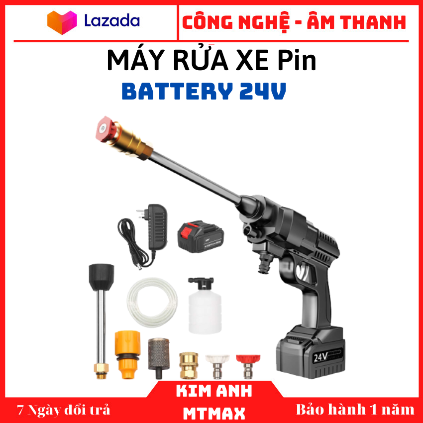 Máy rửa xe pin - máy rửa xe pin - máy rửa xe cầm tay - máy rửa xe áo lực cao - máy rửa xe công suất lớn - súng vệ sinh điều hòa
