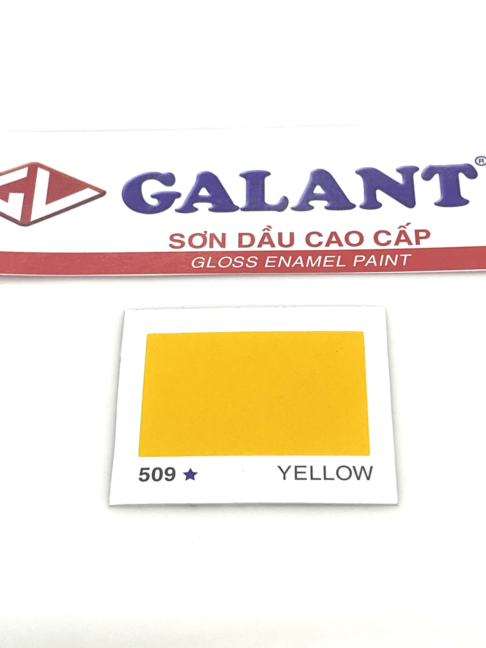 Sơn sắt thép, sơn dầu Galant màu Yellow 509 375ml