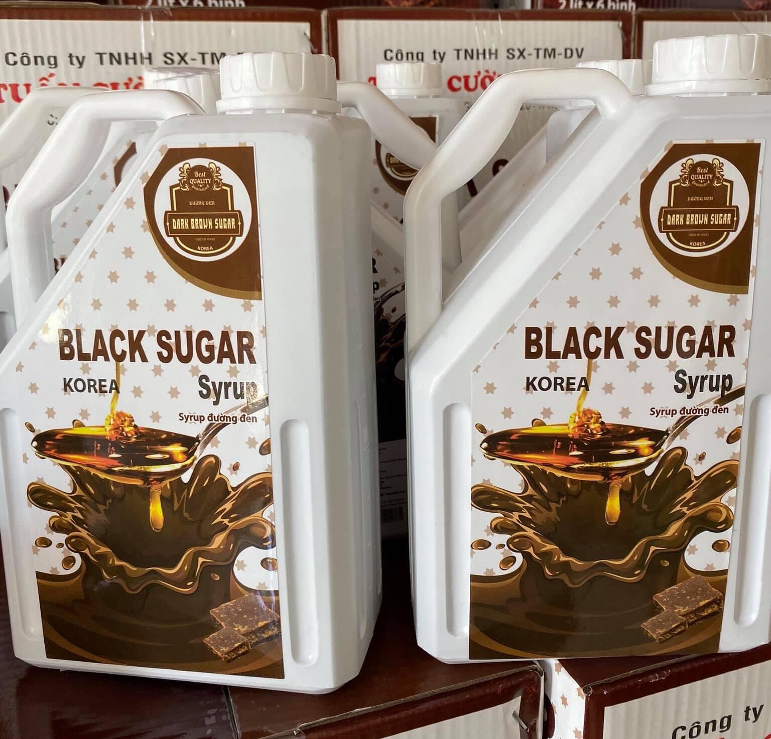 SYRUP ĐƯỜNG NÂU HÀN QUỐC 2l