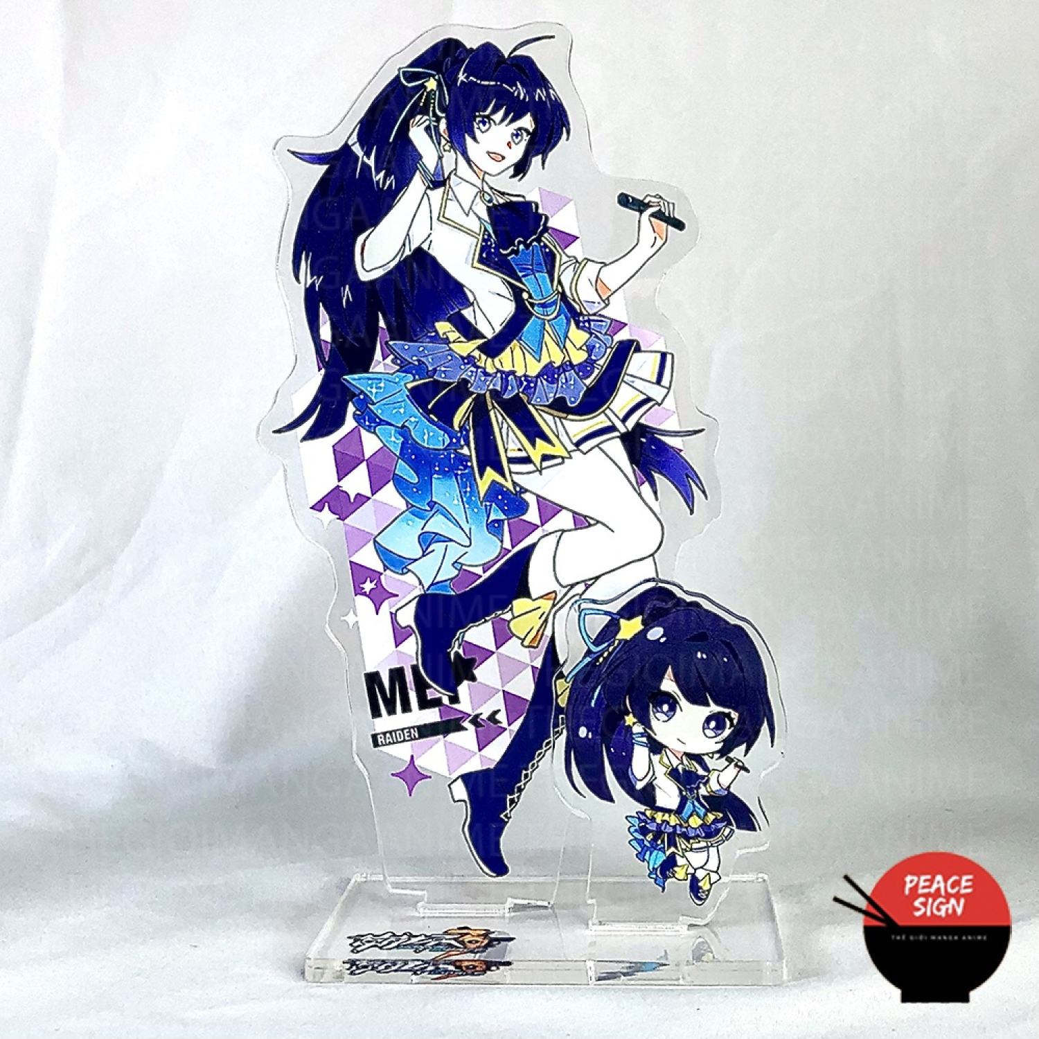 Mô hình standee valkyrie honkai impact 3 ver idol trang trí trưng bày acrylic anime chibi