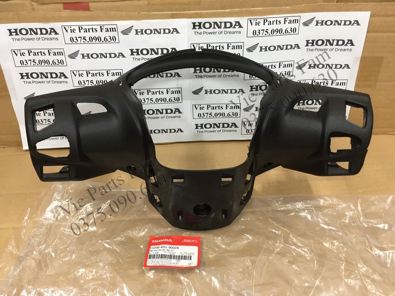 Nắp tay lái sau / gáy / ốp đầu sau SH 2012-2013-2014-2015-2016 chính hiệu honda