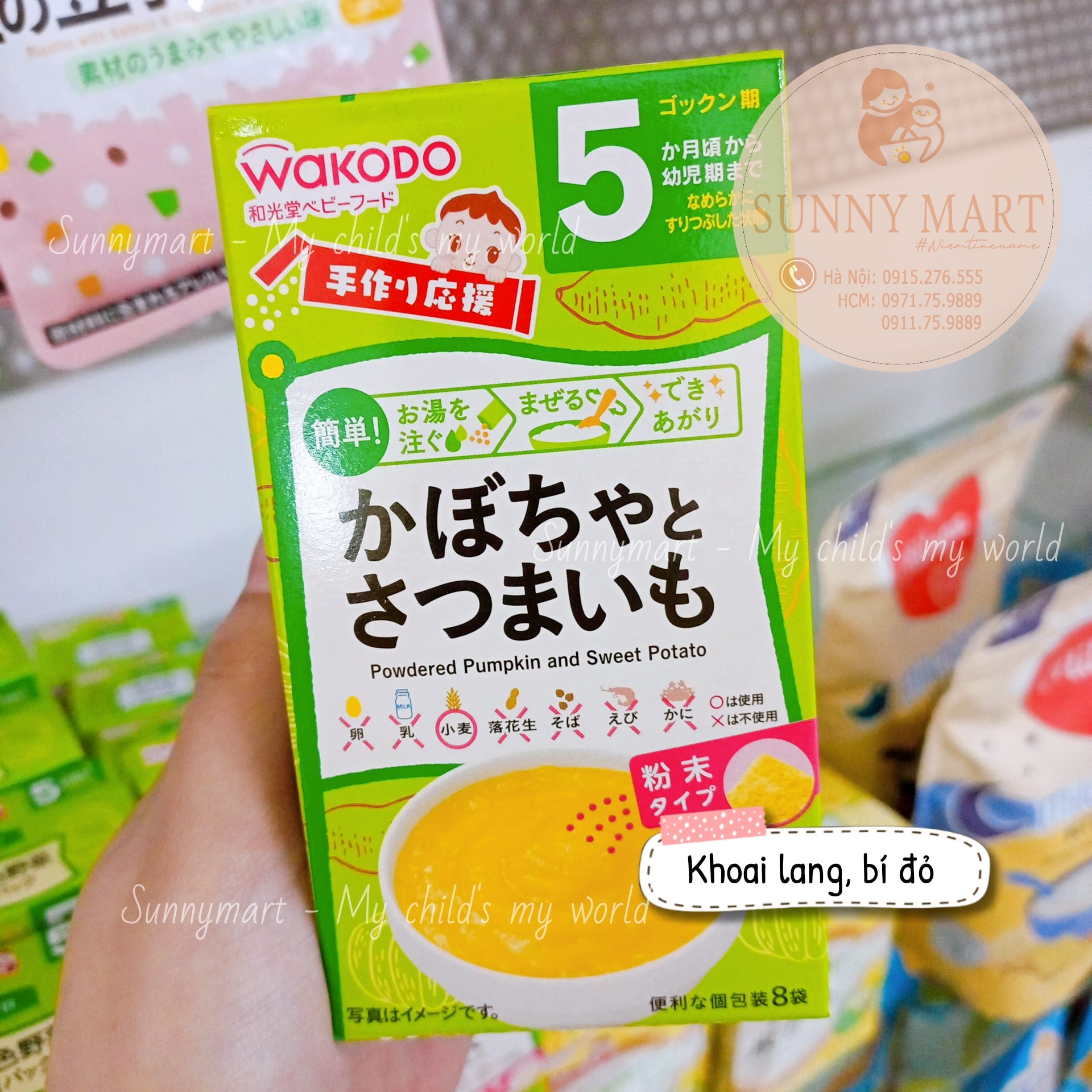 Bột Ăn Dặm - Dashi - Sốt Wakodo Cho Bé Từ 5m+ 7m+
