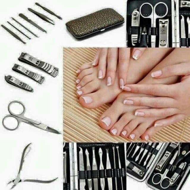 Bộ Kiềm inox Bấm Móng Tay Đa Năng 12 Món