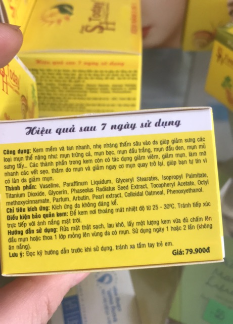 Sh Today Kem Mụn 3 Tác Dụng 10g
