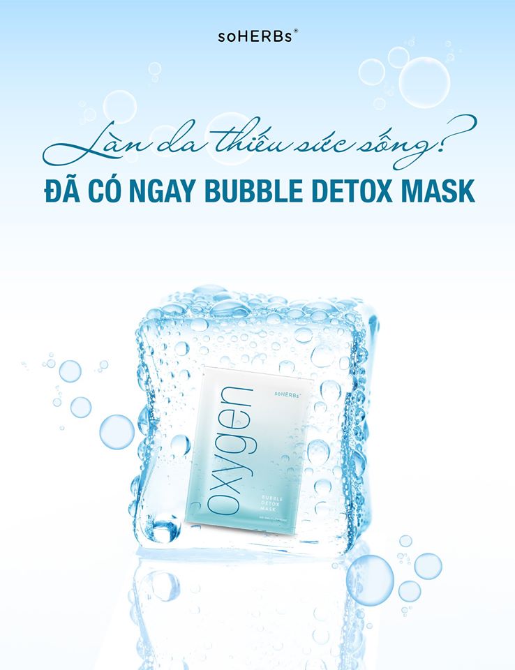 [HCM]Mặt Nạ Sủi Bọt Mask Oxygen Bubble Detox