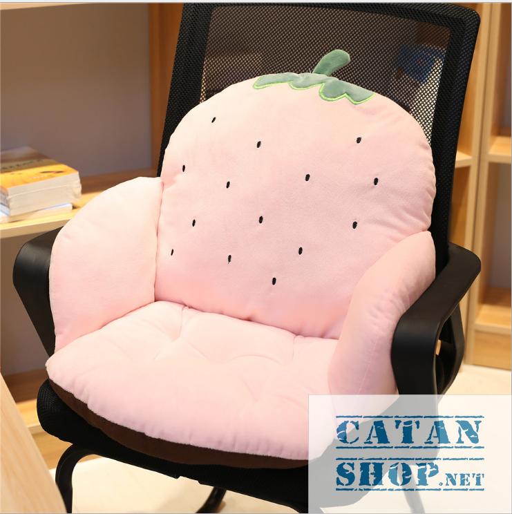 Đệm lined with backrest cartoon for office, cushion liner office chair slip-resistant, decoration work space, home door gd183-dlghe