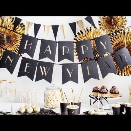 Dây cờ Happy New Year banner dcny05